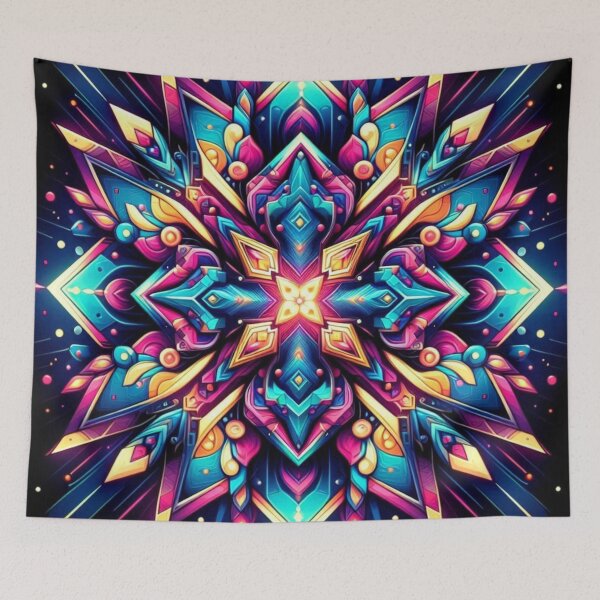 Item preview, Cosmic Mandala – Kaleidoscopic Harmony Emblem designed and sold by Dogandesighn.