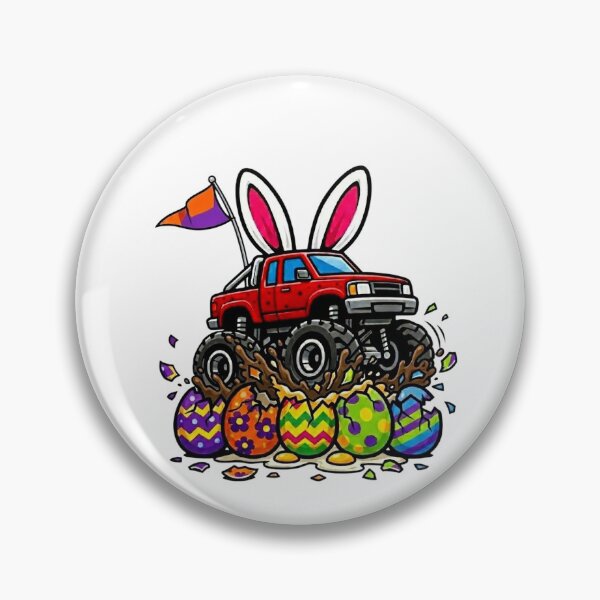 Artikelvorschau, Ostereier mit Monstertrucks für Jungen, Kleinkinder entworfen und verkauft von clothesy7.