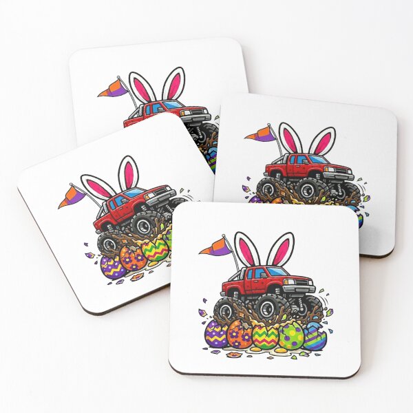 Item preview, Boys Easter Monster Truck Eggs Toddler Kids designed and sold by clothesy7.
