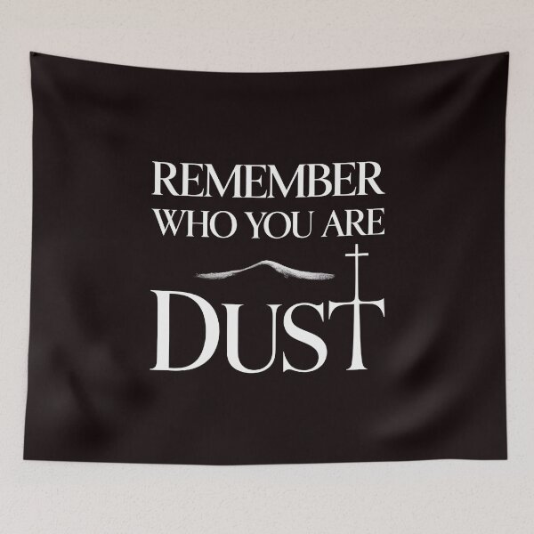 Item preview, Remember That You Are Dust – Minimalist Catholic Quote Bible Verse designed and sold by Redgiant87x.