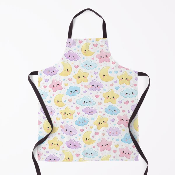 Item preview, Pastel Kawaii Moon and Star Pattern designed and sold by Lumora Realm.