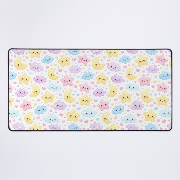 Item preview, Pastel Kawaii Moon and Star Pattern designed and sold by Lumora Realm.
