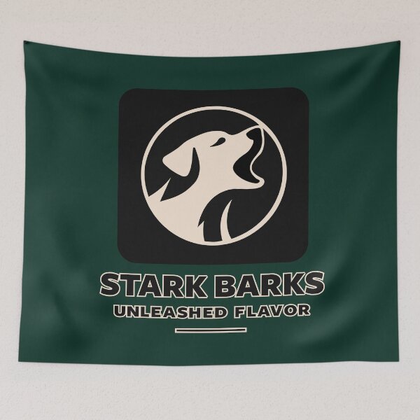 Item preview, Stark Barks - Unleashed Flavor - Square designed and sold by VoglR.