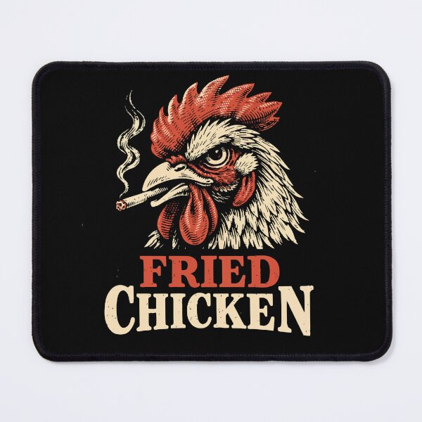 Item preview, Fried Chicken Funny Smoking Rooster Vintage Hard Boiled designed and sold by FamaPod.