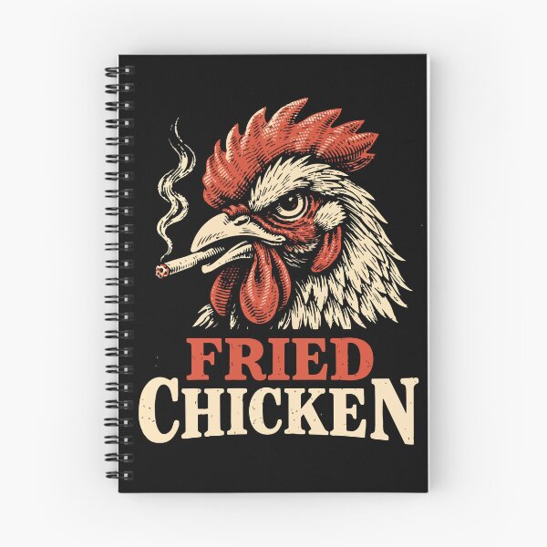 Item preview, Fried Chicken Funny Smoking Rooster Vintage Hard Boiled designed and sold by FamaPod.