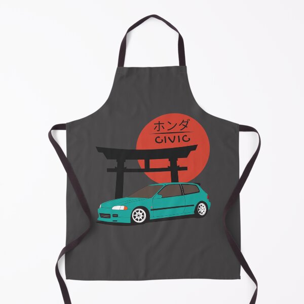 Item preview, JDM Hatchback Sunrise Torii Gate Retro Japanese Car Illustration designed and sold by rdxart.