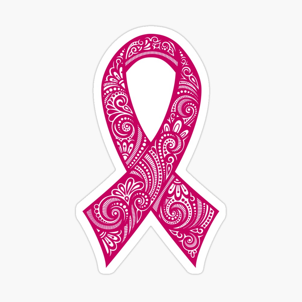 Tapis De Souris symbole de cancer du sein marguerite et ruban rose