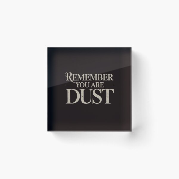 Item preview, Remember That You Are Dust – Bible Verse Catholic Faith Design designed and sold by Redgiant87x.