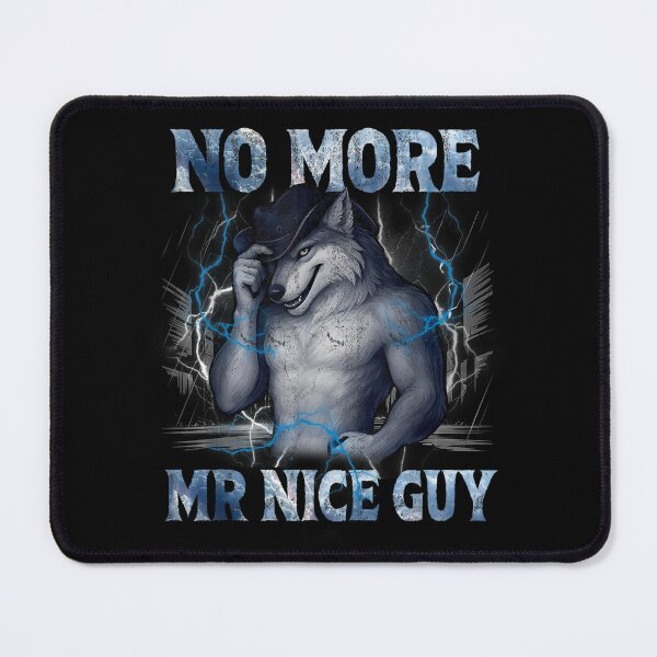Item preview, No More Mr Nice Guy Cowboy Wolf Sigma Male Lightning Aesthetic designed and sold by AraceLidway.