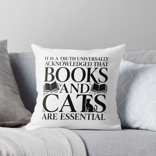 Item preview, Pride and Prejudice Books And Cats Are Essential Jane Austen designed and sold by Fenay Designs.