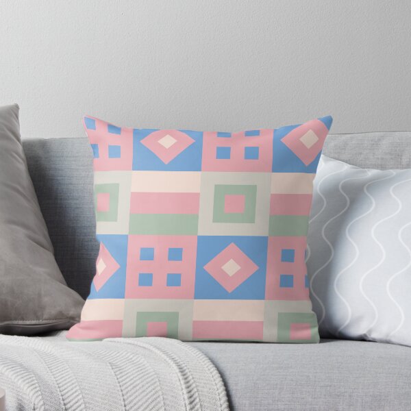 Item preview, patchwork design in pink and blue designed and sold by Sheridanlongdog.