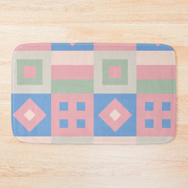 Item preview, patchwork design in pink and blue designed and sold by Sheridanlongdog.