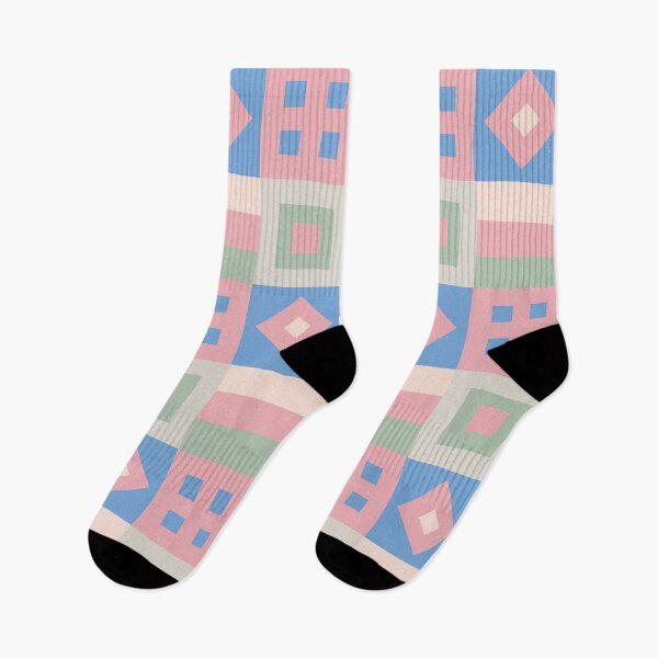 Item preview, patchwork design in pink and blue designed and sold by Sheridanlongdog.