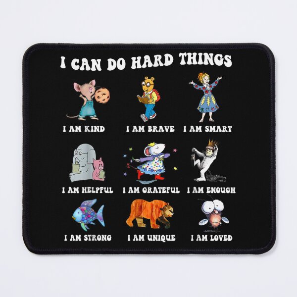 Item preview, I Can Do Hard Things Positive Affirmations For Kids Teachers Classroom designed and sold by KenveLaova.