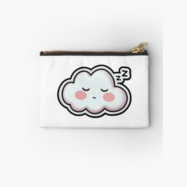 Item preview, Sleepy Cloud Sticker – Cute Kawaii Nap Time Mood designed and sold by Moodlings .