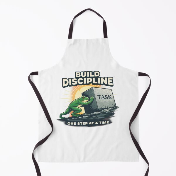 Item preview, Build discipline, eat the frog designed and sold by trendie-tees.