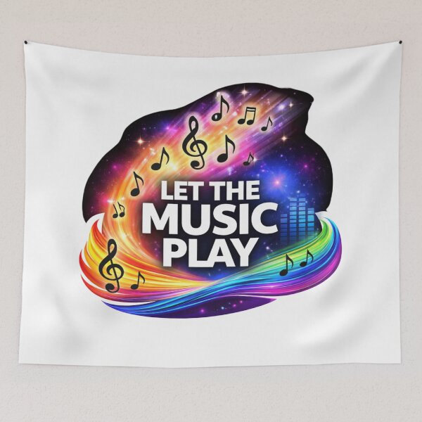 Item preview, Let the Music Play Rainbow Burst designed and sold by lorand-designs.