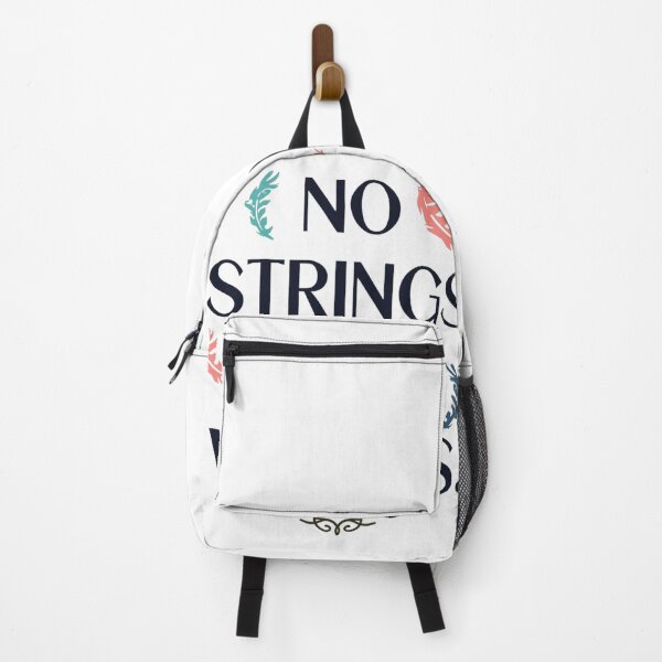 Item preview, No Strings Just Wings Freedom Quote designed and sold by WisknowDesigns.