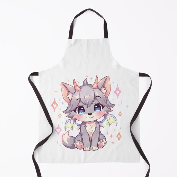 Item preview, Pastel Demon Fox – Cute Kawaii Fantasy Bat Wing Creature designed and sold by Kavya Art.