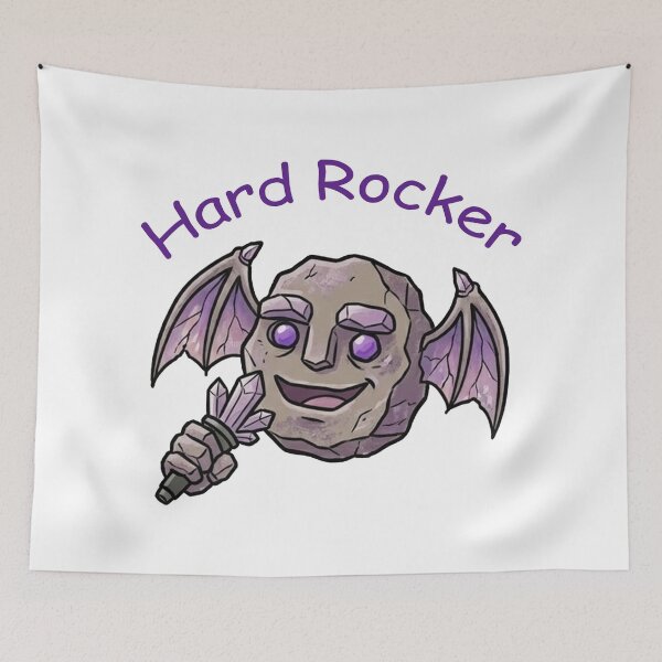 Item preview, Hard Rocker - Funny Gargoyle Stone Monster designed and sold by Vibe-Vortex.