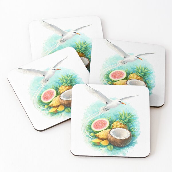 Item preview, Mauritius Parakeet Tropical Fruit art designed and sold by Seabreeze2025.