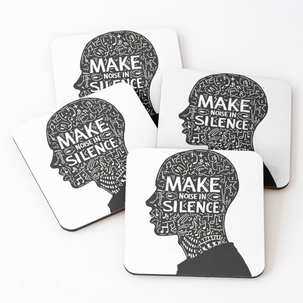 Item preview, Make Noise in Silence Quote designed and sold by WisknowDesigns.
