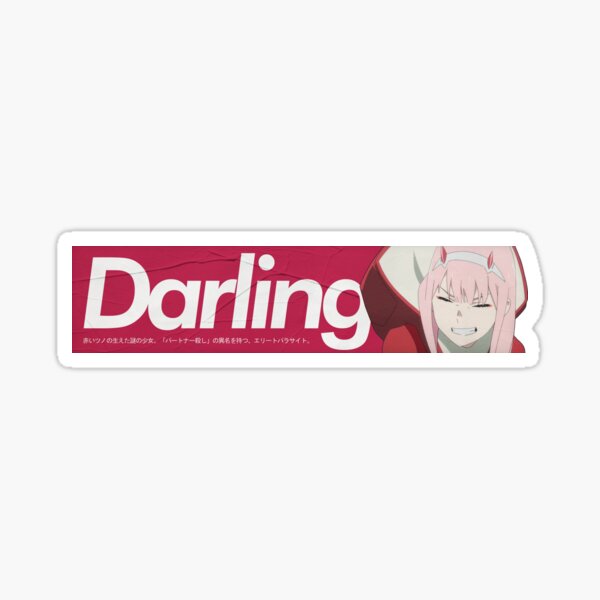 Zero Two - Supreme Darling Sticker