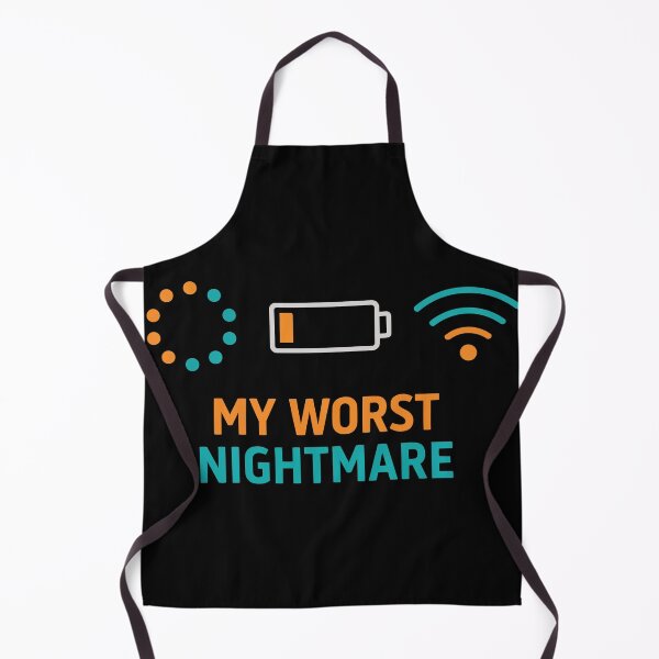 Item preview, My Worst Nightmare Funny Tech Anxiety WiFi Loading Battery designed and sold by FamaPod.