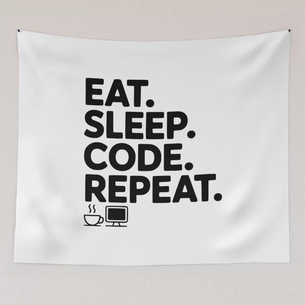 Item preview, Eat. Sleep. Code. Repeat. designed and sold by Frank Ring.
