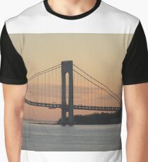 #bridge, #architecture, #water, #city, #usa, #california, #WerrazanoNarrowsBridge, #suspension, #river, #sky, #bay, #landmark Graphic T-Shirt