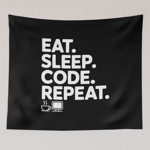 Item preview, Eat. Sleep. Code. Repeat. designed and sold by Frank Ring.