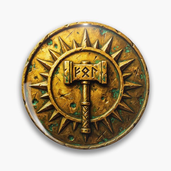 Item preview, The Paladin & Cleric Coin - Antique RPG Class Sticker designed and sold by ShadowFaeStudio.