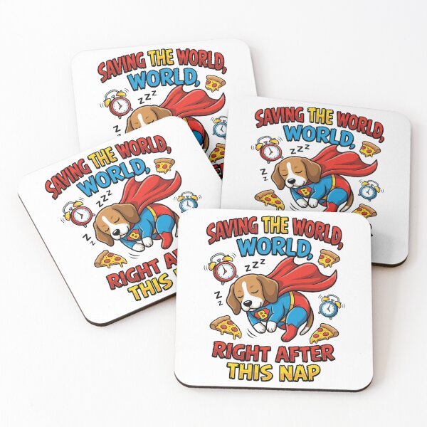 Item preview, Heroic Beagle Saving The World Right After This Nap designed and sold by Tong4130.