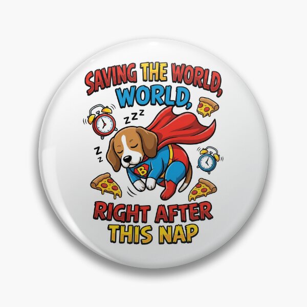 Item preview, Heroic Beagle Saving The World Right After This Nap designed and sold by Tong4130.