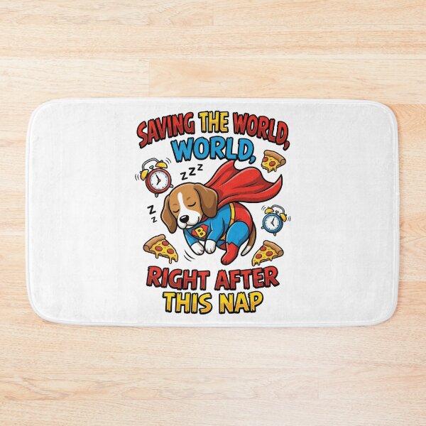 Item preview, Heroic Beagle Saving The World Right After This Nap designed and sold by Tong4130.