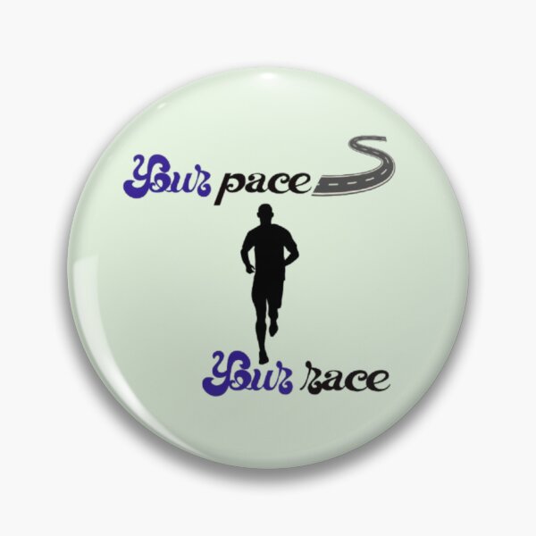 Item preview, Your Pace Your Race Motivational Runner Silhouette designed and sold by Miheerala.