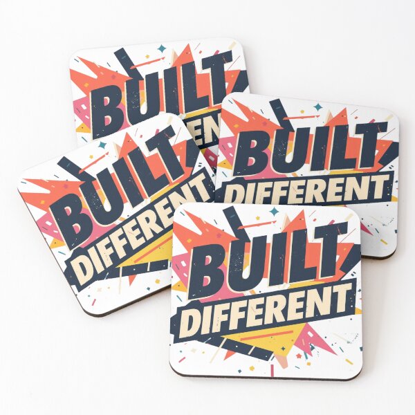 Item preview, Built Different Motivation Design designed and sold by WisknowDesigns.