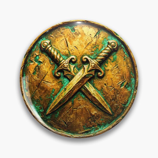 Item preview, The Rogue Coin - Antique RPG Class Sticker designed and sold by ShadowFaeStudio.