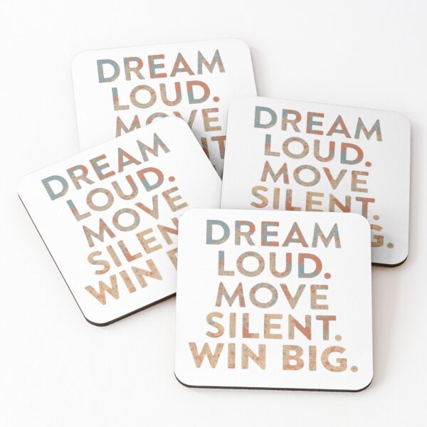 Item preview, Dream Loud Win Big Motivation designed and sold by WisknowDesigns.