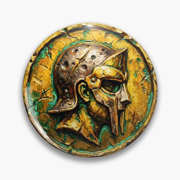 Item preview, The Fighter Coin - Antique RPG Class Sticker designed and sold by ShadowFaeStudio.