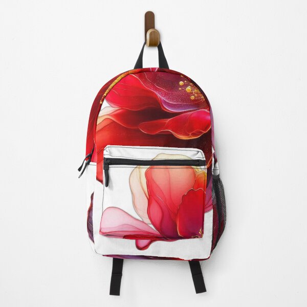 Item preview, Fiery Red Bloom – Vibrant Abstract Floral Art designed and sold by zhenAtelier.