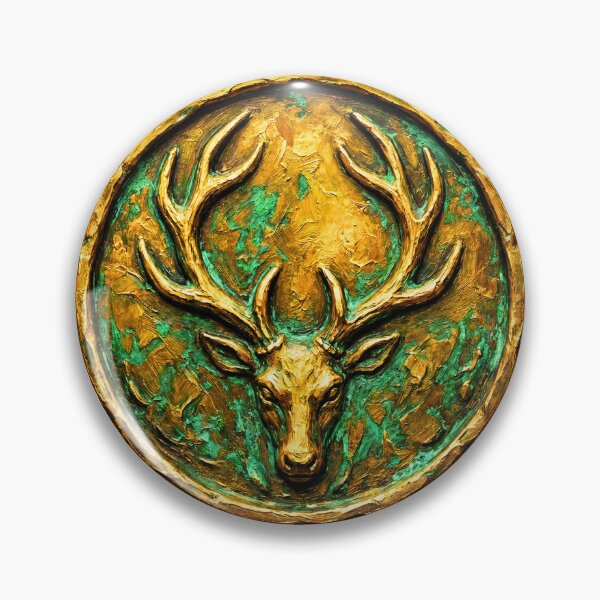 Item preview, The Druid Coin - Antique RPG Class Sticker designed and sold by ShadowFaeStudio.