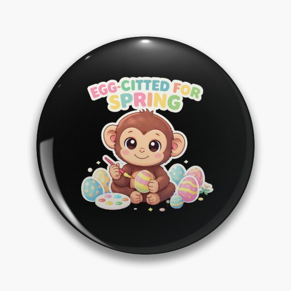 Item preview, Cute Easter monkey  designed and sold by Rally Forge.