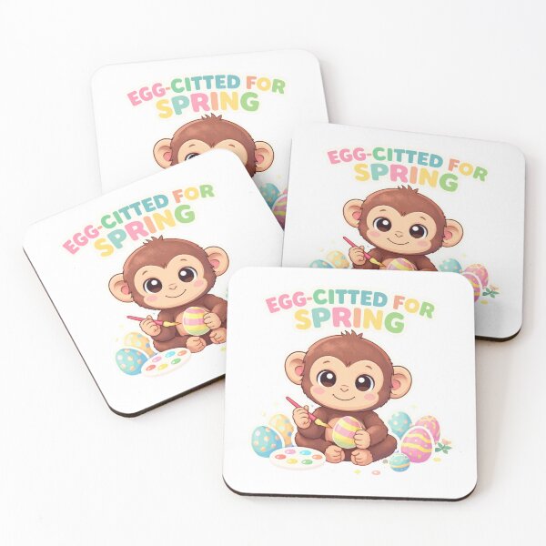 Item preview, Cute Easter monkey  designed and sold by Rally Forge.