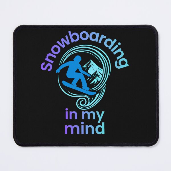 Item preview, Snowboarding in My Mind – Snowboard Lover Shirt | Winter Mountain Tee designed and sold by GigaFactory.