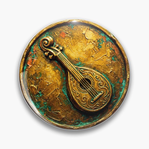 Item preview, The Bard Coin - Antique RPG Class Sticker designed and sold by ShadowFaeStudio.