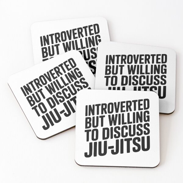 Item preview, Introverted but Willing to Discuss Jiu-Jitsu designed and sold by Frank Ring.