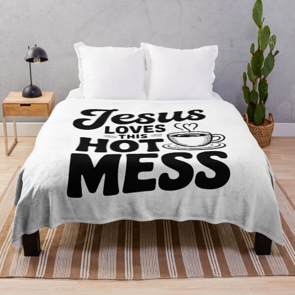 Item preview, Jesus Loves This Hot Mess designed and sold by Frank Ring.