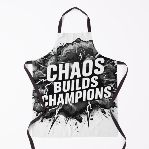 Item preview, Chaos Builds Champions Quote designed and sold by WisknowDesigns.