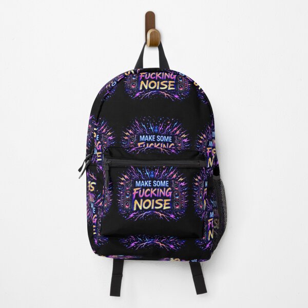 Item preview, Make Some Fucking Noise – Rave & Bass Party Slogan designed and sold by leyfinder.